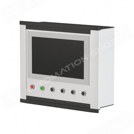 10002216 - CC-4000 - CUSTODIA DI COMANDO 529X543X140 mm RAL 5024P, NO PIASTRA  FRONT., PIASTRA POST. SPESSORE 4MM, FISS. VITI
