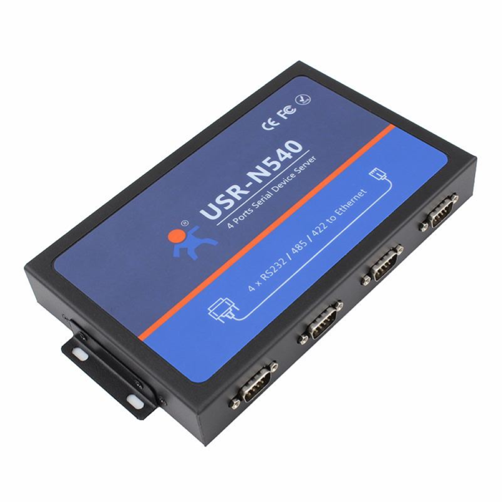 USR-N540-H7 4 PORT x RS232-422-485 Serial (DB9) to ethernet converter H7 new version