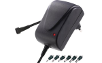 MW3R15GS/6XC ALIMENTATORE UNIVERSALE SPS PLUG-IN 3-12V/1,5A - SELECTABLE OUTPUT VOLTAGE 3/4.5/5/6/7.5/9/12V DC , 1500mA
