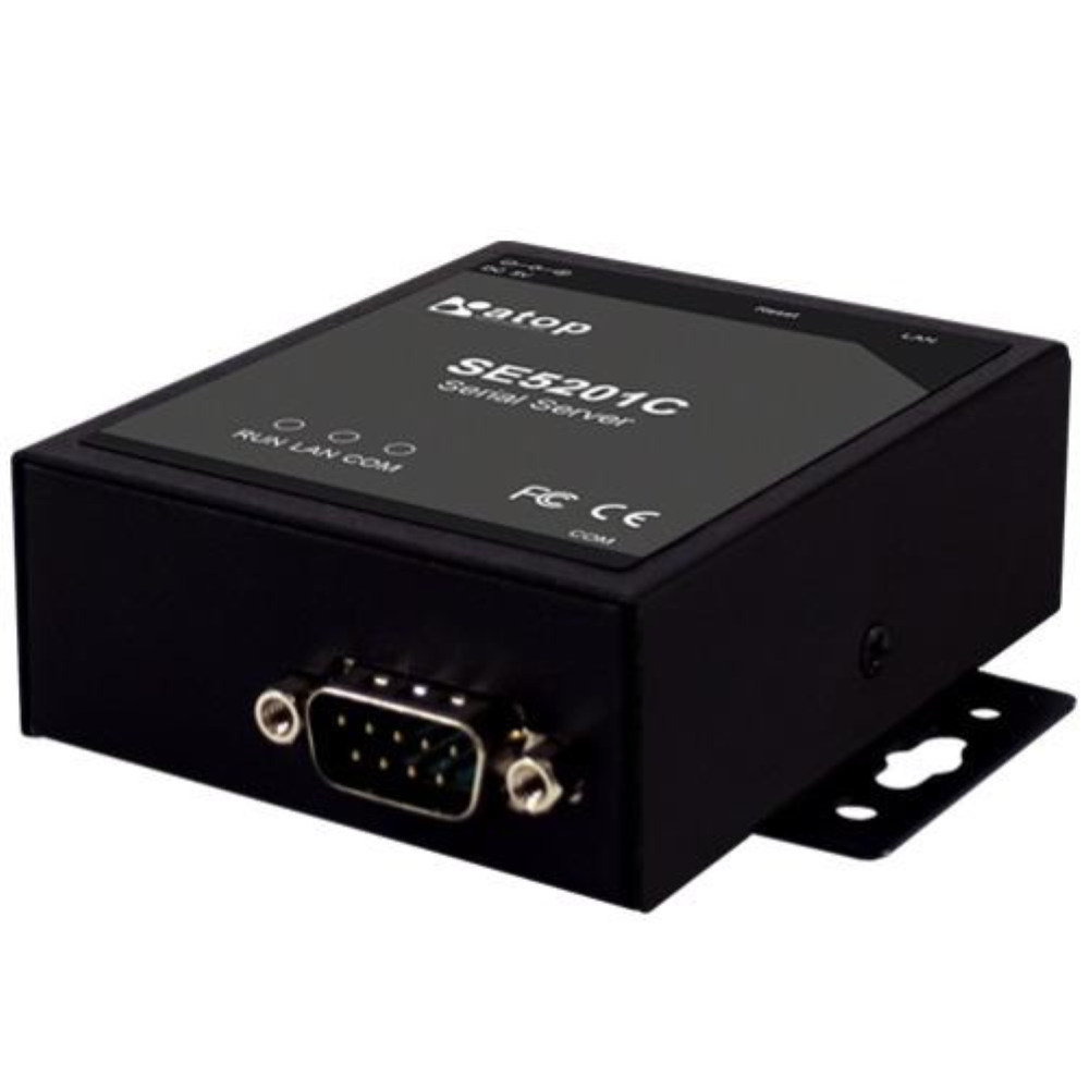 CONVERTER SERIAL-ETHERNET, SINGLE PORT RS232-422-485(DB9), SINGLE PORT LAN (RJ45) METAL HOUSING