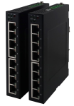 EH3408Iu 8-Port Lite-Managed Fast-Ethernet Switch, USB, Extended temperature  -40 ~ 75°C