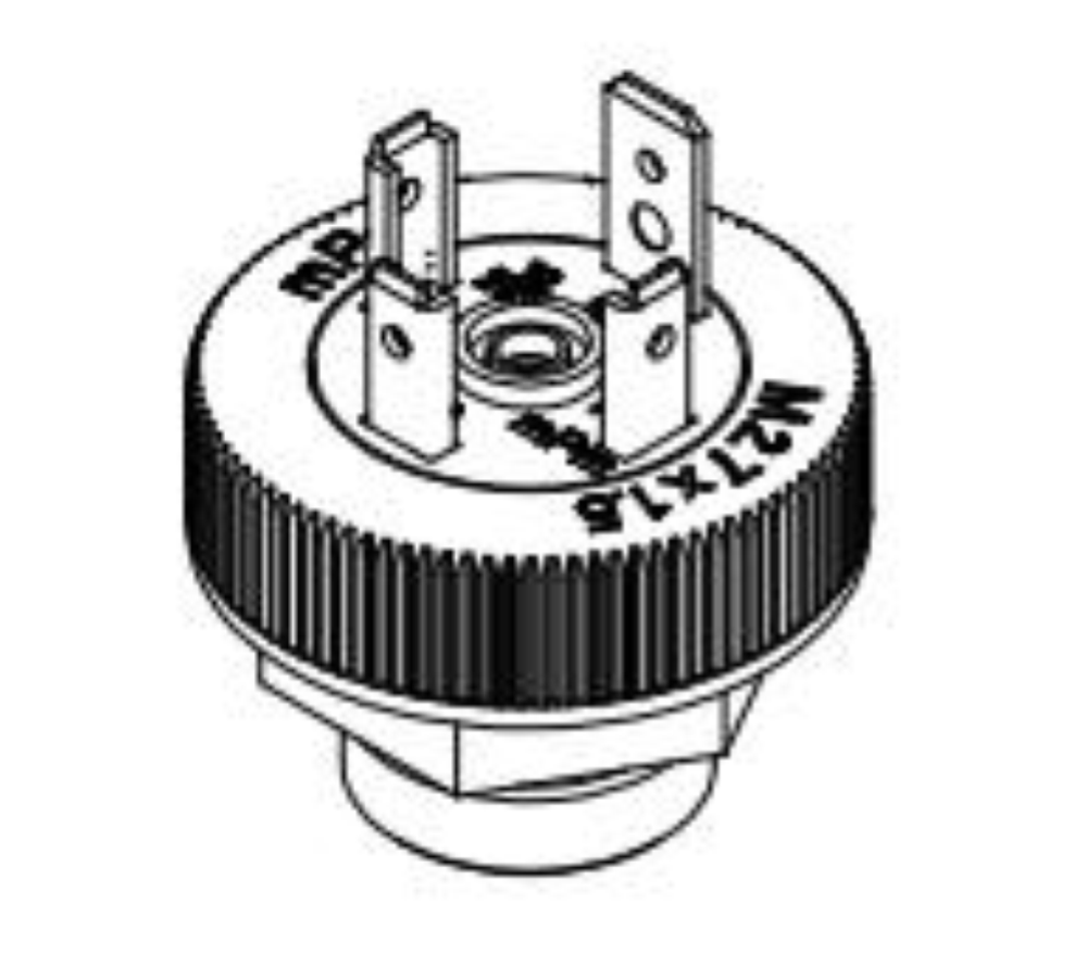 1210120121 BASETTA 3 POLI + TERRA, SERIE B313, PER FORMA A, PG9, CONNESSIONE A SALDARE, TENSIONE NOM. 250V~/300V