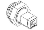 1300550001 CONNETTORE PRESA PASSAPARETE RJ-45 CON PRESA POSTERIORE IP67