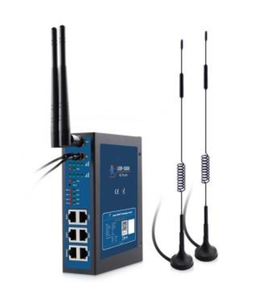 USR-G808-E Dual SIM 4G LTE WiFi Router, DC 9- 36V, Frequency band GSM/GPRS/EDGE, WCDMA, TD-LTE, FDD-LTE, TD-SCDMA,VPN(PPTP/L2TP), PPPOE, DHCP, Static IP, 4*LAN,1*WAN (WAN can switch to LAN) Work Temp -20~70C, WIFI 802.11b/g/n, DIN-RAIL, WALLMOUNT