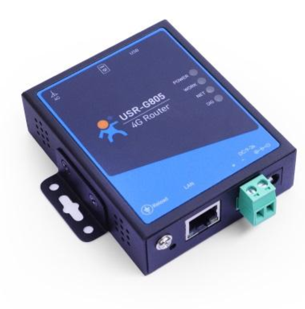 USR-G805-ECEUX Mini Industrial 4G ROUTER - EU Version, 1LAN, DHCP, VPN, NTP, FIREWALL, DDNS, DC 9-36V, DIN RAIL & WALLMOUNT KIT, POWER SUPPLY INCLUDED, ORIGIN:CHINA HS CODE:8543709990