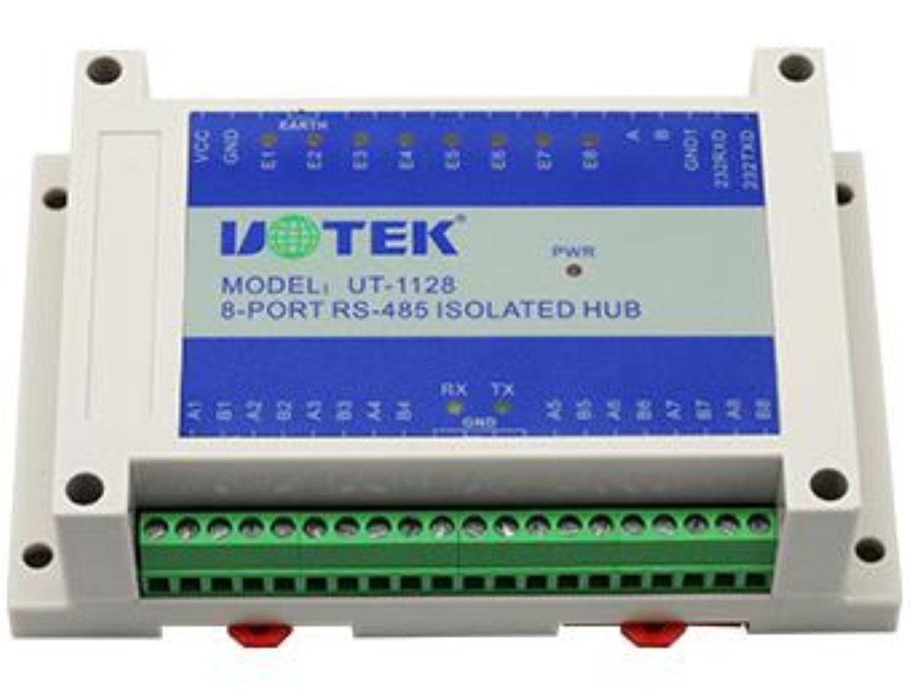 UT-1128 RS-232/RS-485 to 8PORT RS-485 Hub ORIGINE: CINA  HS CODE:84733080
