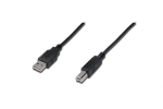 LP8089 CAVO USB 2.0 CONNETTORI 1 X A MASCHIO - 1 X B MASCHIO MT. 5 COLORE NERO
