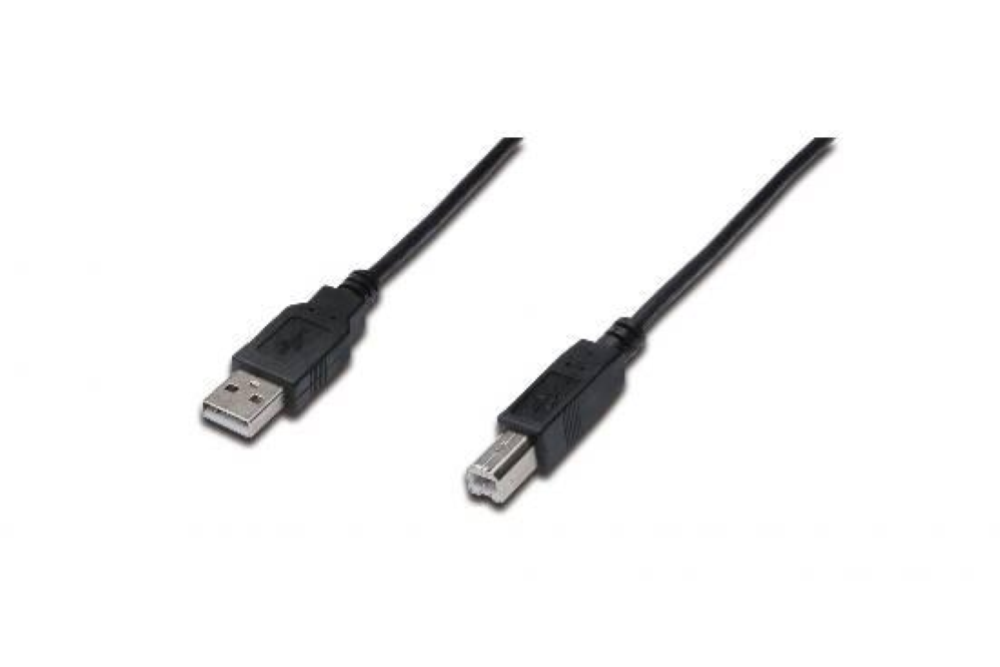 LP8089 CAVO USB 2.0 CONNETTORI 1 X A MASCHIO - 1 X B MASCHIO MT. 5 COLORE NERO