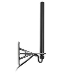 2J2124K-B07H-500LL195-C91NST ANTENNA 4G DA ESTERNO CON STAFFA A MURO, CONNETTORE SMA MALE NICKEL e 5m CAVO LL195 (SOSTITUISCE CODICE 2J205GP-500LL195-C91N)