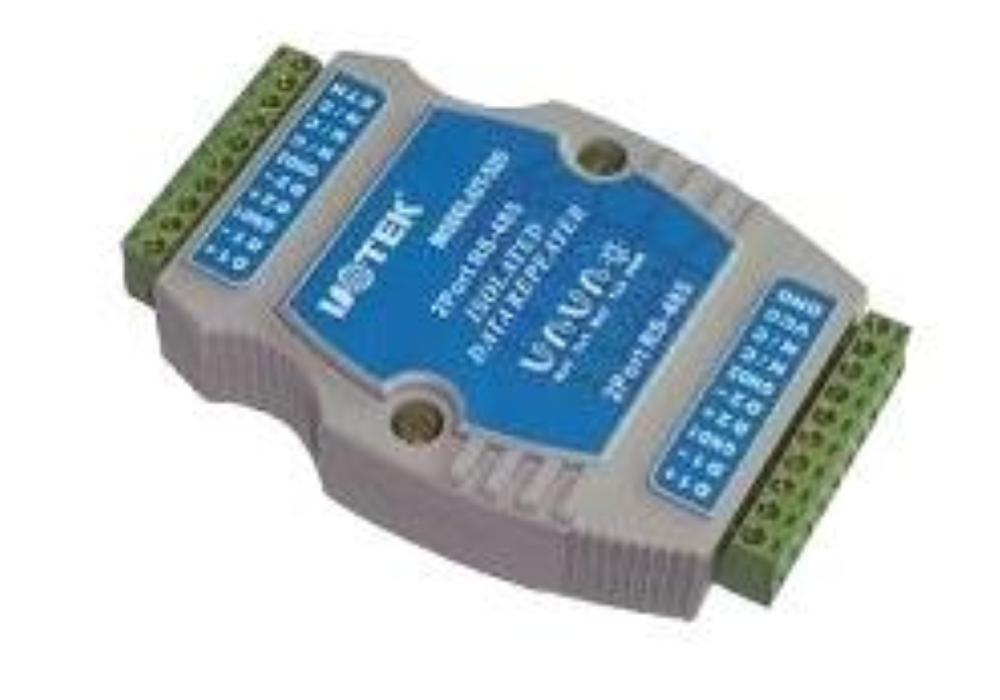 UT-520 External-powered, RS-485/422 x 2 Repeater, Rail-mounted, PhotoElectric Isolation