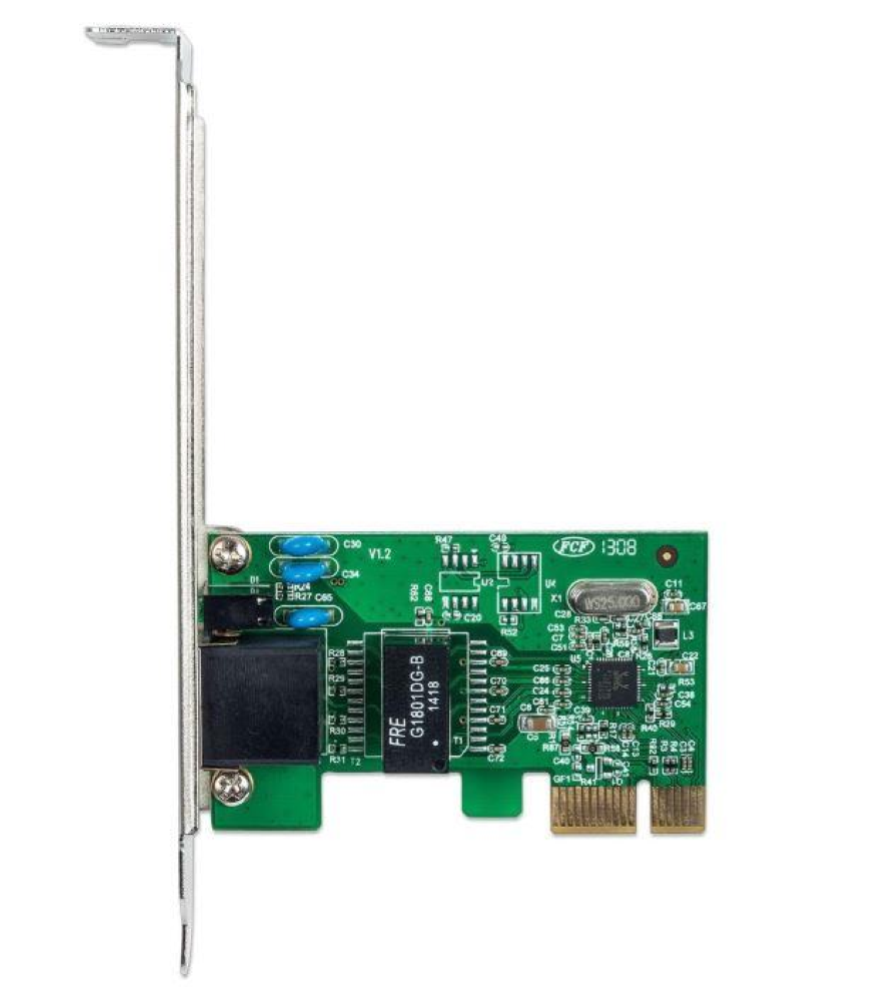 PCIE-ETH SCHEDA DI RETE PCI EXPRESS , RJ45, 10/100/1000 MBPS, WOL