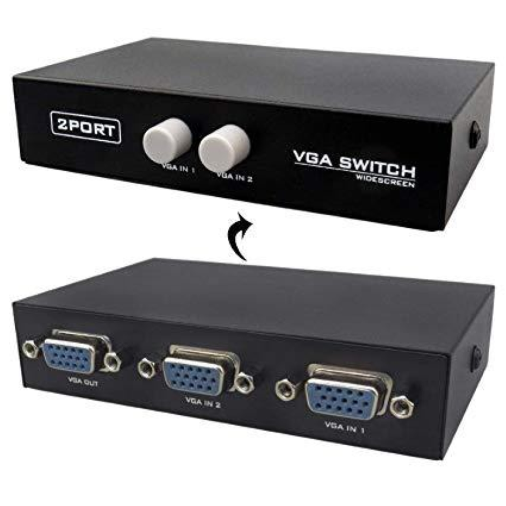 WT71750 SWITCH SELETTORE 2 PORTE VGA SEMPLICE PASSIVO