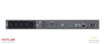 VT604t Switched Power Distribution Unit with monitoring - 4 outlets with 10A, 230V bistable relays, I/O Controller: analog sensors inputs, CAN, dry contacts, 4 relays, SD, USB, alarm relays, LTE extension.