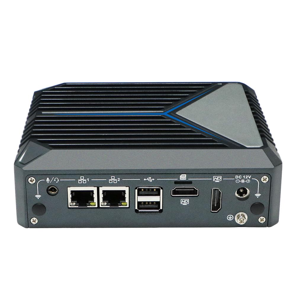 INDATECH DELTA PRO, Intel N100, 4C/T, 1.8Ghz - 3.4Ghz, 8GB RAM, SSD 2.5" 128GB, SIM Slot, 2x HDMI, 4x USB 3.0, 2x USB 2.0, 2x C0M RS232, 2x 2.5GLAN, 1x COMBO Audio/MIC, DC-IN 12V