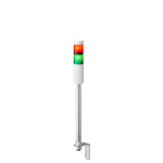 LR4-202LJNW-RG Signal tower, 40mm, off-white, 24V DC, 2 tiers, RG, pole w, L-angle bracket, cable, No flashing/buzzer HS CODE: 85318070 ORIGIN: ID