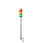 LR4-302LJNW-RYG Signal tower, off-white, 3 tiers, 24VDC, 40mm, L-angle bracket, cable HS CODE: 85318070 ORIGIN: ID