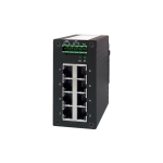 EH2308 INDUSTRIAL SWITCH ETHERNET UNMANAGED WITH DOUBLE POWER REDUNDANT, 8 PORT LAN 10/100 AUTOSENSING (RJ45) , METAL HOUSING IP50