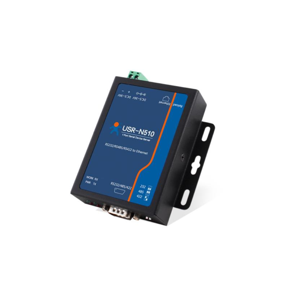 USR-N510-H7 1 PORT x RS232-422-485 (DB9) Serial to Ethernet Converter H7 new version