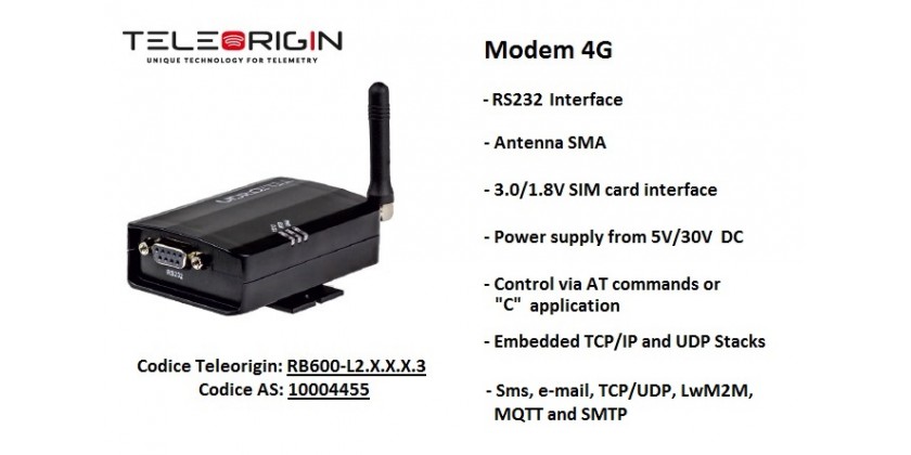 TELEORIGIN MODEM 4G RB600-NB