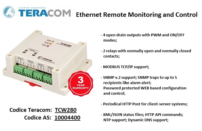 ETHERNET REMOTE MONITORING AND CONTROL